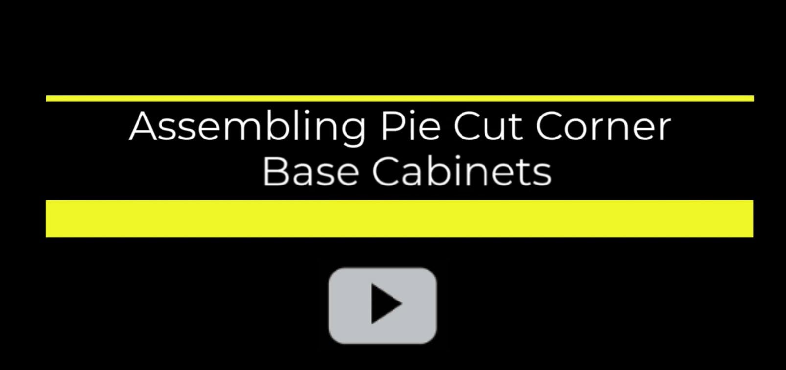 Assembling Pie Cut Corner Base Cabinets 3